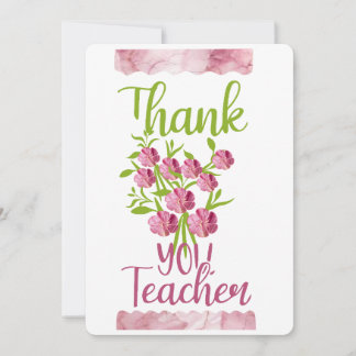 Cartes Pour Fêtes Annuelles Merci enseignant