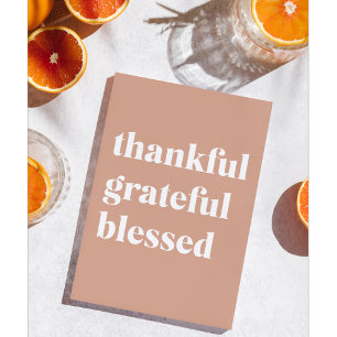 Cartes Pour Fêtes Annuelles Merci gracieux béni   Thanksgiving