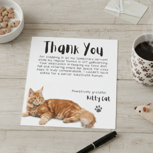 Cartes Pour Fêtes Annuelles Merci humain de substitut gracieux de manière pére