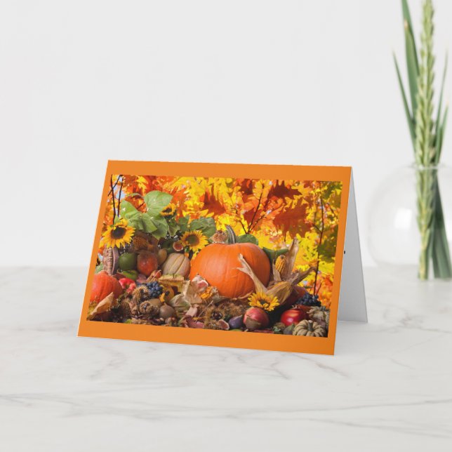 CARTES POUR FÊTES ANNUELLES MERCI-MERCI POUR VOUS TOUTE L'ANNÉE VOUS AIMEZ (Devant)