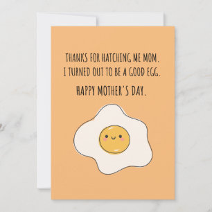 CARTES POUR FÊTES ANNUELLES MERCI MME JE SUIS UN BON OEUF