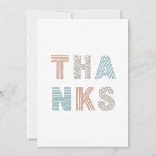 Cartes Pour Fêtes Annuelles Merci . Pastel mignon minimaliste moderne Thanksgi