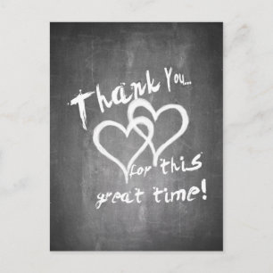 Cartes Pour Fêtes Annuelles Merci pour ce grand moment sur un tableau à craie