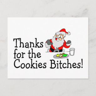 Cartes Pour Fêtes Annuelles Merci Pour Les Cookies