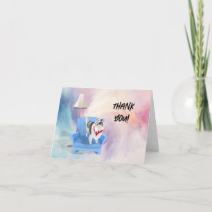 Cartes Pour Fêtes Annuelles Merci Sheltie Dog