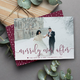 Cartes Pour Fêtes Annuelles Merde toujours après Noël photo Mariage