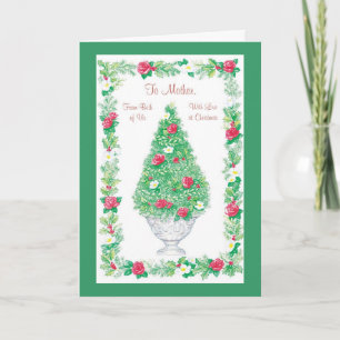 Cartes Pour Fêtes Annuelles Mère de tous les deux nous