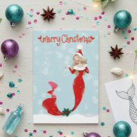 Mermaid Joyeuses bulles de Noël