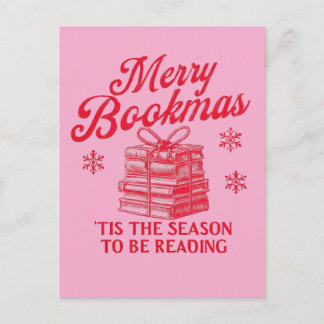Cartes Pour Fêtes Annuelles Merry Bookmas 'tis the season to be reading