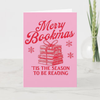 Cartes Pour Fêtes Annuelles Merry Bookmas 'tis the season to be reading