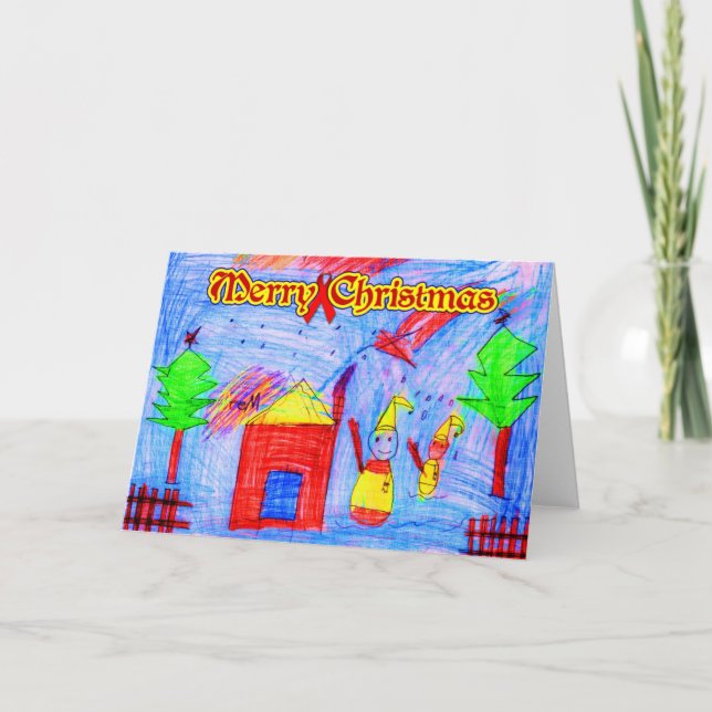 Cartes Pour Fêtes Annuelles Merry Christmas (Devant)