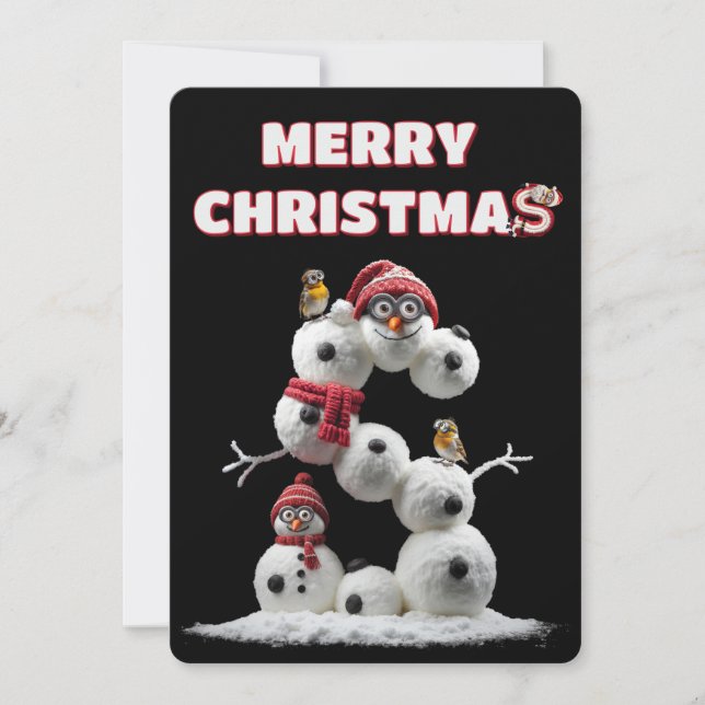 Cartes Pour Fêtes Annuelles Merry CHristmas (Devant)