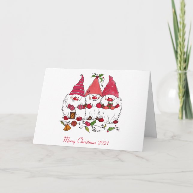 Cartes Pour Fêtes Annuelles Merry Christmas 2021 (Devant)