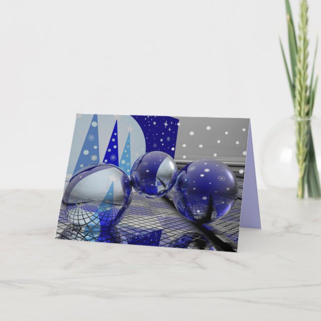 Cartes Pour Fêtes Annuelles Merry christmas 3d (Devant)