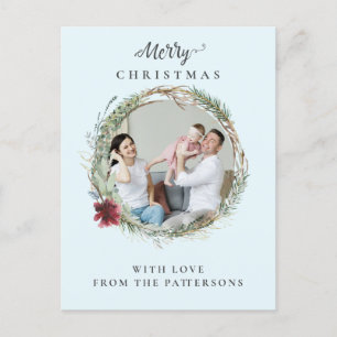 Cartes Pour Fêtes Annuelles Merry Christmas customer specific photo Fête