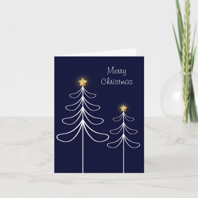 Cartes Pour Fêtes Annuelles Merry Christmas Entreprise (Devant)