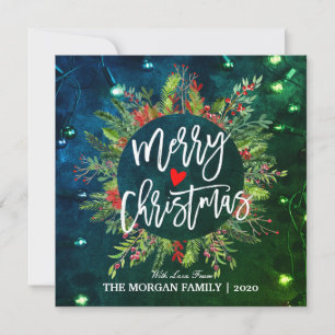 Cartes Pour Fêtes Annuelles Merry Christmas & Happy New Year Holiday Greetings