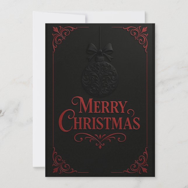 Cartes Pour Fêtes Annuelles Merry Christmas Holiday Cards  (Devant)