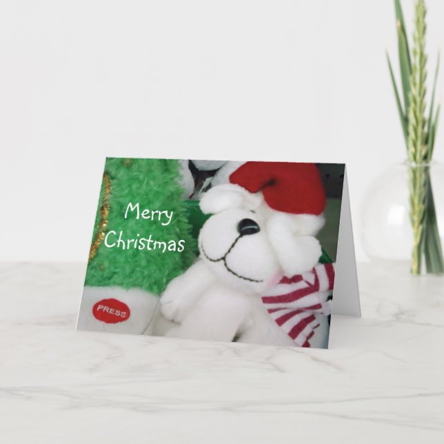 CARTES POUR FÊTES ANNUELLES MERRY CHRISTMAS LITTLE ONE (Devant)