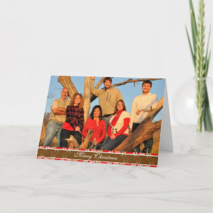 Cartes Pour Fêtes Annuelles Merry Christmas Moose White Outline