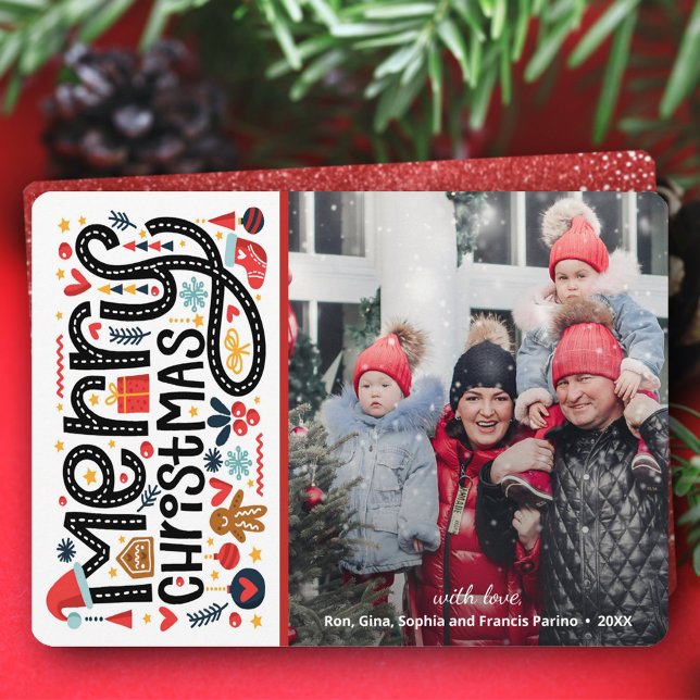 Cartes Pour Fêtes Annuelles MERRY CHRISTMAS Photo (Créateur téléchargé)