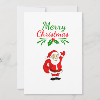 Cartes Pour Fêtes Annuelles Merry Christmass - Santa Claus Cute