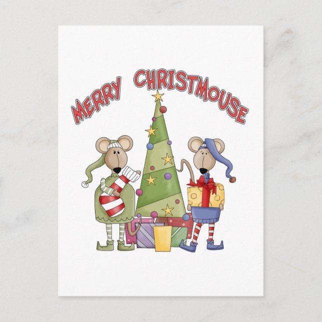 Cartes Pour Fêtes Annuelles Merry Christsouris (Devant)