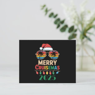 Cartes Pour Fêtes Annuelles Merry Cruisemas 2025 Croisière de Noël personnalis