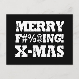 Cartes Pour Fêtes Annuelles MERRY EFFING XMAS -.png