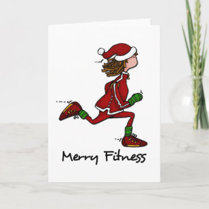 Cartes Pour Fêtes Annuelles merry fitness