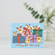 Merry Holiday Postcard