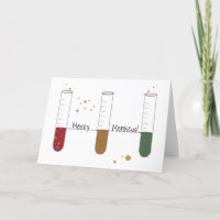 Merry Meniscus Chem Science Test Tube Noël