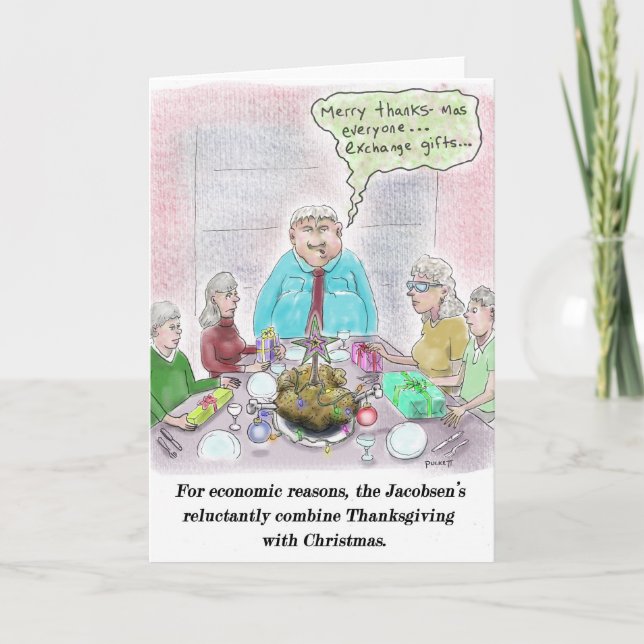 Cartes Pour Fêtes Annuelles Merry Merci-mas ! (Devant)