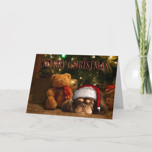 CARTES POUR FÊTES ANNUELLES MERRY NOËL (Devant)