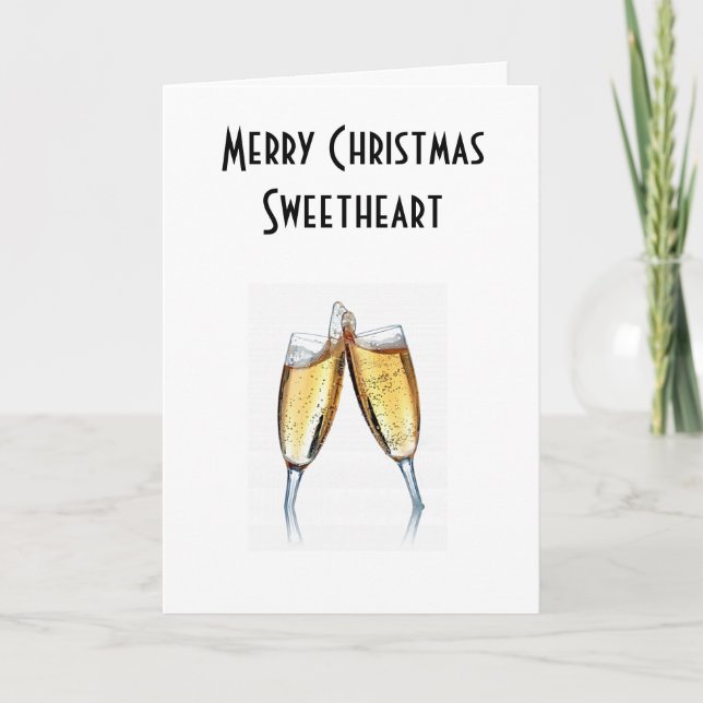 CARTES POUR FÊTES ANNUELLES MERRY NOËL DOUCEUR-TOUR À NOUS (Devant)