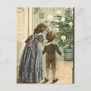 Cartes Pour Fêtes Annuelles Merveilles de Noël -vintage voeux de Noël