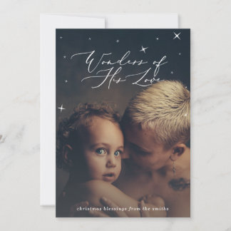 Cartes Pour Fêtes Annuelles merveilles de son amour