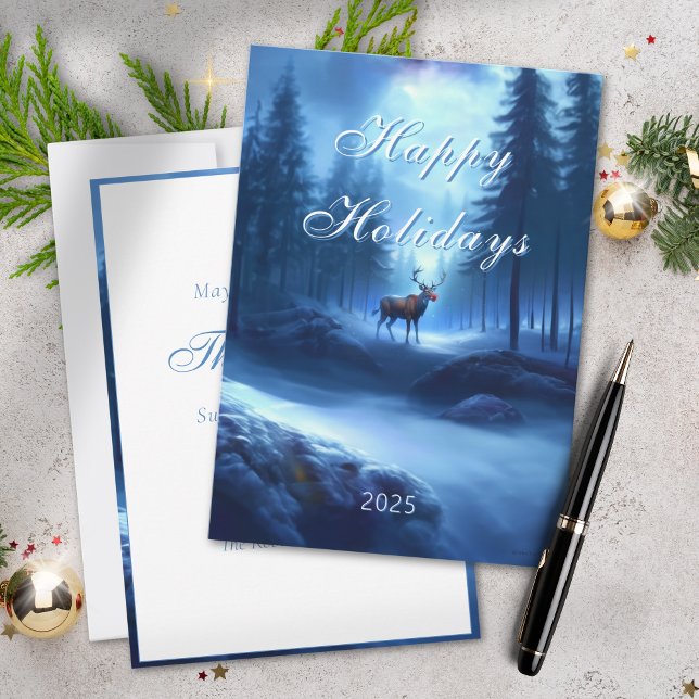 Cartes Pour Fêtes Annuelles  Merveilleux Pays des Merveilles de l'Hiver Modifi (Créateur téléchargé)