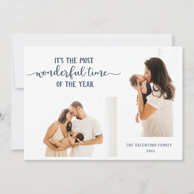 Cartes Pour Fêtes Annuelles Merveilleux temps de l'année 2 photo (Devant)