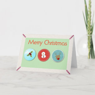 Cartes Pour Fêtes Annuelles Mery Christmas