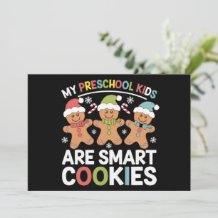 Cartes Pour Fêtes Annuelles Mes enfants d'âge préscolaire sont des biscuits in