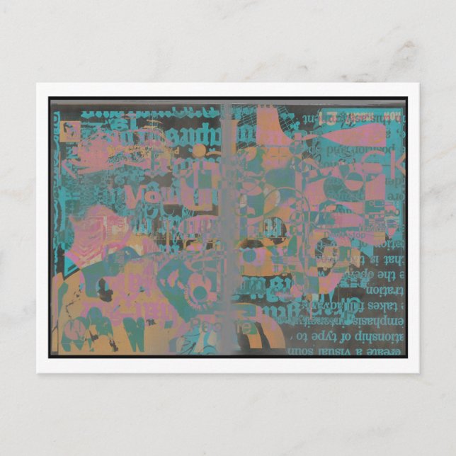 Cartes Pour Fêtes Annuelles Mess graphique (Devant)