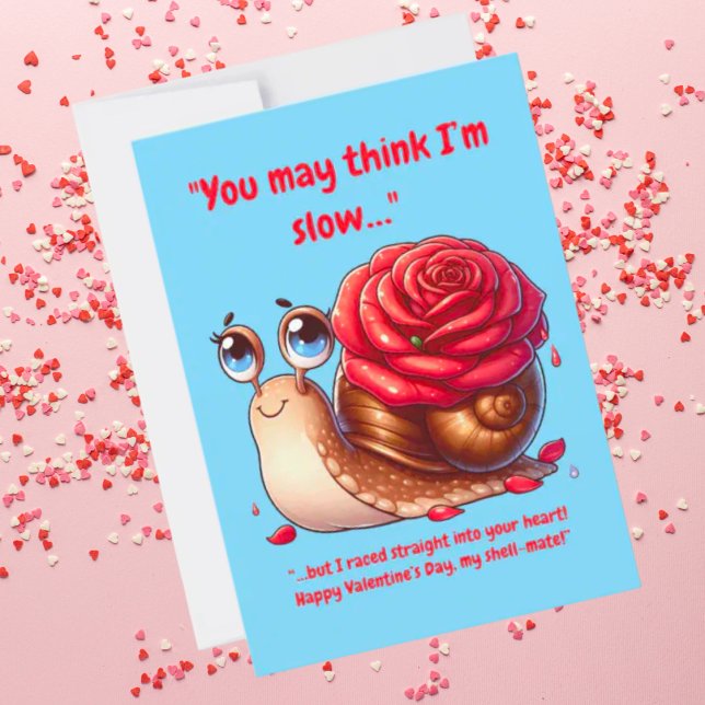 Cartes Pour Fêtes Annuelles Message amusant simple et mignon Valentines d'esca (Créateur téléchargé)