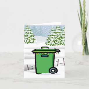 Cartes Pour Fêtes Annuelles Message de Merci de collecte de déchets