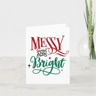 Cartes Pour Fêtes Annuelles Messet brillant   Funny Festive Christmas Pun