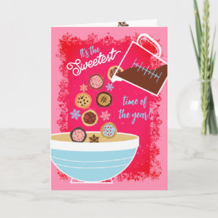 Cartes Pour Fêtes Annuelles Mesure tasse verser des cookies de Noël cuisson