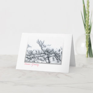 Cartes Pour Fêtes Annuelles Michigan Winter Holiday