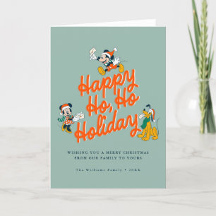 Cartes Pour Fêtes Annuelles Mickey et les amis heureux vacances