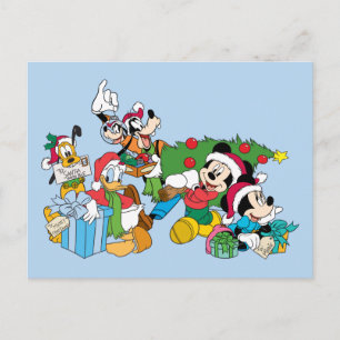 Cartes Pour Fêtes Annuelles Mickey & Friends  Prêts pour les Fêtes