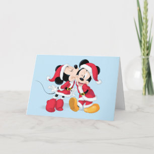 Cartes Pour Fêtes Annuelles Mickey & Minnie   Jingle Bell Fun